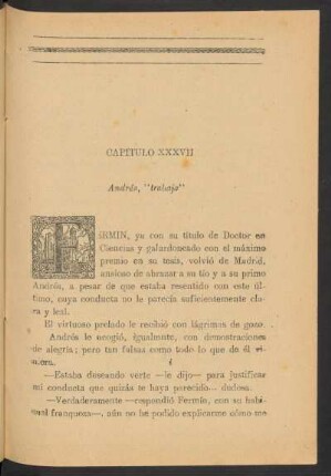 Capítulo XXXVII - Andrés, "trabaja"