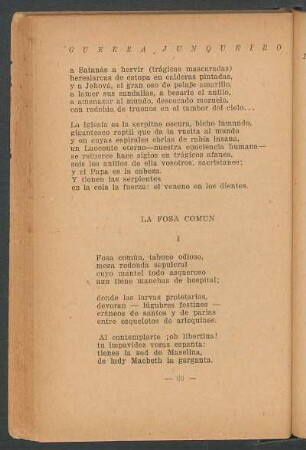 La fosa común
