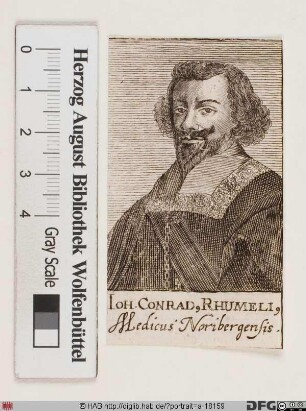 Bildnis Johann Conrad Rummel (Rhumelius) d. J.