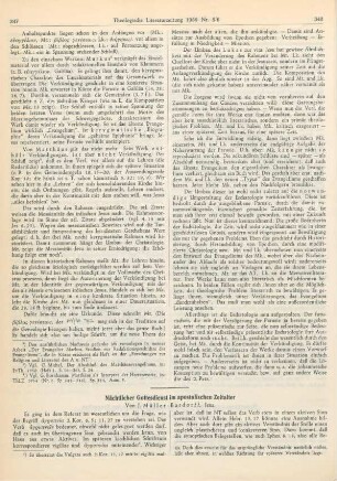 347-352 Nächtlicher Gottesdienst im apostolischen Zeitalter