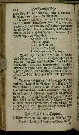 Das XXVIII. Capitul.