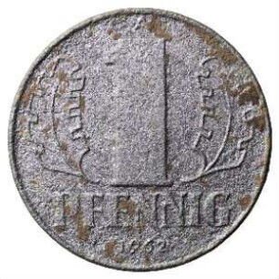 Fundmünze, Pfennig, 1962