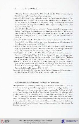 3. Radiometrische Altersbestimmung von Wasser und Sedimenten