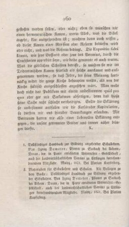 160-209 "Vollständiges Lehrbuch zur Bildung angehender Schullehrer" und "Materialen für Schullehrer und Schulen" von Ignaz Demeter