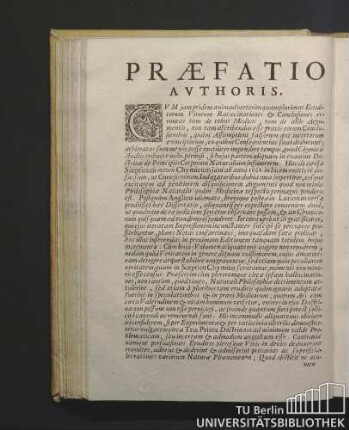 Praefatio Authoris.