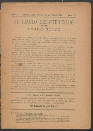 1920007200: El diablo desinteresado