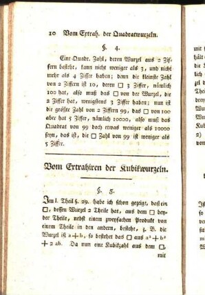 Vom Extrahiren der Kubikwurzeln