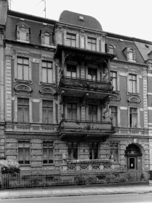 Görlitz-Altstadt, Augustastraße 32. Wohnhaus (um 1890). Straßenansicht