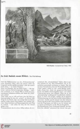 50: Zu Erich Heckels neuen Bildern