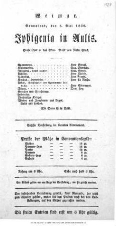 Iphigenia in Aulis