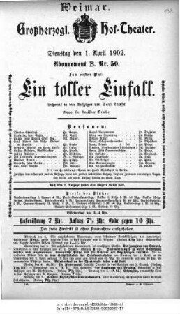 Ein toller Einfall