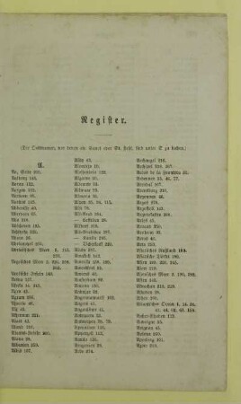 Alphabetisches Register.