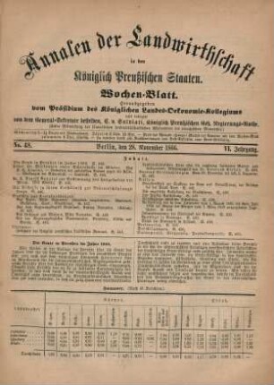 No. 48. Berlin, den 28. November 1866. VI. Jahrgang.