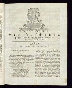 No. 13 - 30. Januar 1821