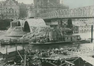 Friedrich-August-Brücke Dresden, Deutschland, 1907-1908