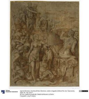 Die Ankunft des Stammes Jakob in Ägypten (Entwurf für eine Tapisserie)