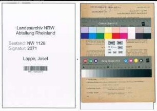 Entnazifizierung Josef Lappe , geb. 19.03.1907 (Polizist)