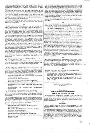 Verordnung über die Gemeinschaftsverpflegung : Vom 28. Mai 1958 (GBl. I S. 435) ; [Nachdrucke aus dem Gesetzblatt]