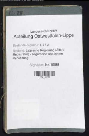 (Obst)baumbepflanzung an den Landstraßen (Chausseen), Bd. 7