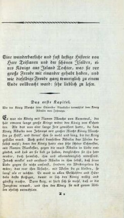 Das erste Kapitel. - Das zwanzigste Kapitel
