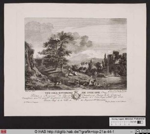 Vue des environs de Dresde.