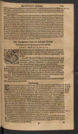 Die Zweyhundert sechs und sechzigste - Zweyhundert und siebenzigste Predigt.