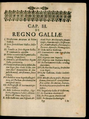 Cap. III. De Regno Galliae.