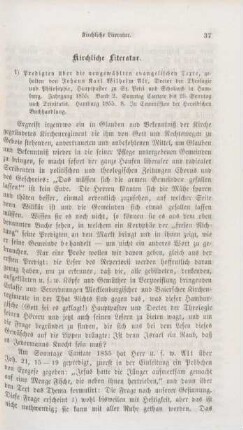 37-88 Kirchliche Literatur