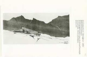 Bundesskischule Obergurgel, Tirol-Imst (Diplomarbeit bei Bernhard Hermkes): Ansicht von Westen
