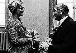 Verabschiedung im Bauhof: Heinz Schmeissner mit Frau N