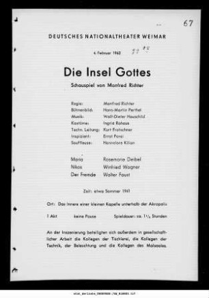 Die Insel Gottes