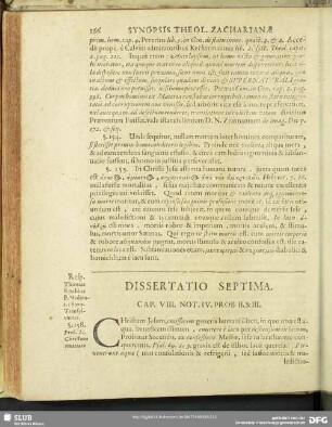 Dissertatio Septima