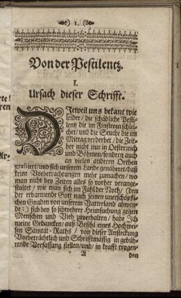 Von der Pestilentz.