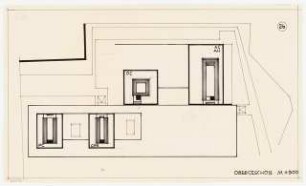 Chemische Institute der Universität Köln: Grundriss OG, 1:500