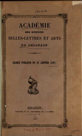 Séances publiques. 1857