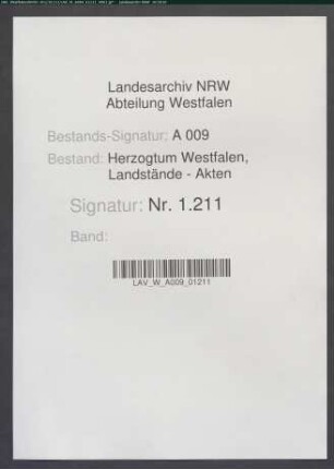 Landesprivilegien (u.a. Landesvereinigung)