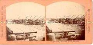 Armstrong-Kanonen im Arsenal von Metz - aus der Serie "Der Deutsche Krieg von 1870. Metz und Umgebung" Bild-Nr 9