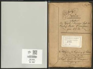 Der Spezialdomänenetat der Rentei Kempen für 1820/1822