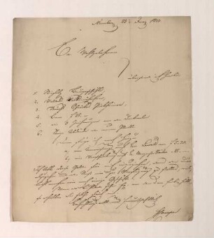 Brief von Friedrich Campe an Joseph Heller