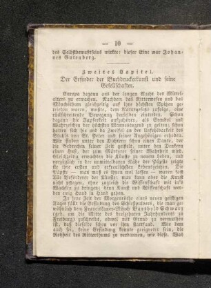 Zweites Kapitel. Der Erfinder der Buchdruckerkunst und seine Gesellschafter.