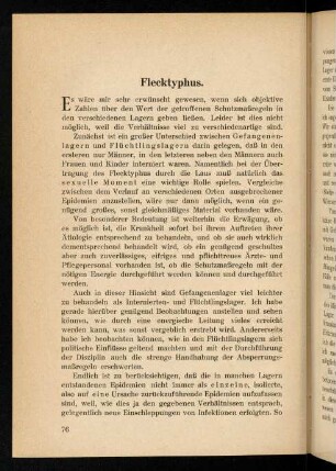 76-79, Flecktyphus