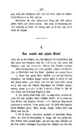 Das neunte und zehnte Gebot
