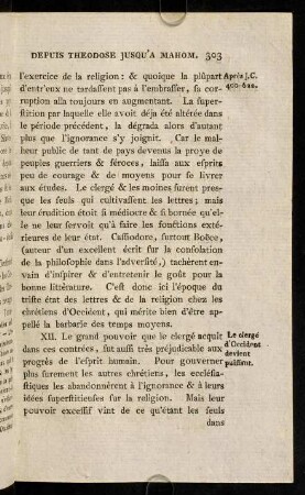 303-310, XII. - Reflexions.