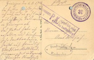 Erster Weltkrieg - Feldpostkarten