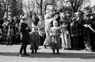 Freiburg: Rosenmontagsumzug [Zuschauer]