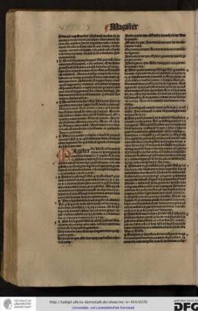 Magister secundum Hostiensem dicitur is qui alicuius rei sine negotii pre ceteris curam gerit...