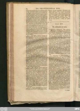 Cap. XV. De conditionibus & mediis.