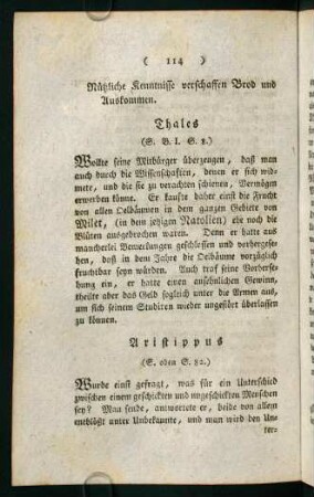 114-125, Nützliche Kenntnisse verschaffen Brod und Auskommen