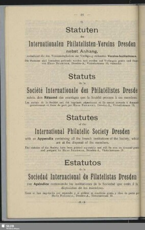 Statuts de la Société