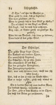 Der Schwätzer
